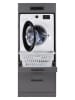 Inter Link Geräteschrank "Lifestyle Studio Flow" in Anthrazit - (B)67 x (H)164 x (T)68 cm