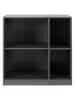 Inter Link Multifunctionele kast "Lifestyle Studio Flow" antraciet - (B)99 x(H)98 x(D)68 cm
