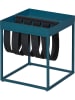 Inter Link Bijzettafel "Club NY Magazine" blauw/zwart - (B)35 x (H)40 x (D)35 cm