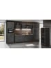 Inter Link Apparaatkast "Veneto" antraciet - (B)70 x (H)167 x (D)60 cm