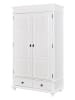 Inter Link Kleiderschrank "Danz" in Weiß - (B)116 x (H)199 x (T)57 cm