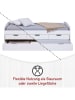 Inter Link Functioneel bed "Ulli" wit - (L)190 x (B)90 cm