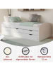 Inter Link Funktionsbett "Ulli" in Weiß - (L)190 x (B)90 cm