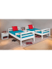 Inter Link Stapelbed "Annika" wit - (L)200 x (B)90 cm
