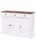 Inter Link Kast "Westerland" bruin/wit - (B)130 x (H)86 x (D)45 cm
