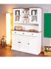 Inter Link Buffetkast "Westerland" wit/bruin - (B)131 x (H)191 x (D)45 cm