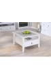 Inter Link Salontafel "Provence" wit - (B)75 x (H)45 x (D)75 cm
