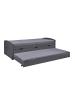 Inter Link Funktionsbett "Lena" in Grau - (L)200 x (B)90 cm
