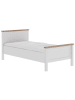 Inter Link Einzelbett "Maluno" in Weiß - (L)200 x (B)90 cm