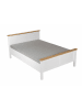 Inter Link Tweepersoonsbed "Maluno" wit - (L)200 x (B)140 cm