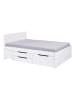 Inter Link Functioneel bed "Efetivo" wit - (L)209 x (B)186 x (H)90 cm