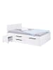 Inter Link Functioneel bed "Efetivo" wit - (L)209 x (B)186 x (H)90 cm
