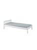 Inter Link Bed "Vilmar" wit - (L)200 x (B)90 cm