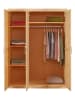 Inter Link Kleiderschrank "Pelle" in Hellbraun - (B)140 x (H)190 x (T)55 cm