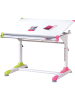Inter Link Bureau "2Colorido" wit/groen/roze - (B)100 x (H)69 x (D)66 cm