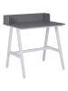 Inter Link Bureau "Emmelie" grijs/wit - (B)80 x (H)54 x (D)60 cm
