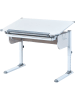 Inter Link Schreibtisch "Studare" in Weiß - (B)110 x (H)55 x (T)68 cm