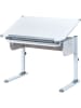 Inter Link Schreibtisch "Studare" in Weiß - (B)110 x (H)55 x (T)68 cm