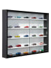 Inter Link Sammlervitrine "Collecty" in Schwarz/ Weiß - (B)80 x (H)60 x (T)9,5 cm