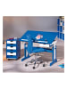 Inter Link Drehstuhl "Bonnie" in Blau - (B)43 x (H)98 x (T)56 cm