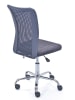 Inter Link Drehstuhl "Bonnie" in Grau - (B)43 x (H)99 x (T)53 cm