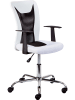 Inter Link Drehstuhl "Donny" in Weiß/ Schwarz - (B)55 x (H)95 x (T)54,5 cm