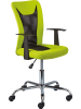Inter Link Bureaustoel "Donny" groen/zwart - (B)55 x (H)95 x (D)54,5 cm