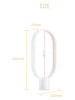Designnest Ledtafellamp ''Heng'' wit - (L)40 x (B)20 cm