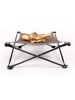 Designnest Feuerstelle ''FoldingFire'' in Schwarz/ Hellbraun - (B)41 x (H)52 x (T)41 cm