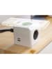 Designnest Ladestation ''PowerCube'' in Weiß/ Grün - (B)7 x (H)7 x (T)11 cm