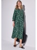 Street One Kleid in Grün/ Schwarz