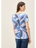 Cecil Shirt in Blau/ Grau