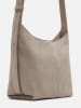 Liebeskind Berlin Leren schoudertas "Demi" beige - (B)19 x (H)20 x (D)10 cm