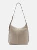 Liebeskind Berlin Leren schoudertas "Demi" beige - (B)31 x (H)30 x (D)11 cm