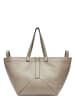 Liebeskind Berlin Leren shopper taupe - (B)47 x (H)34 x (D)18 cm