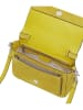 Liebeskind Berlin Leren schoudertas geel - (B)22 x (H)14 x (D)7,5 cm