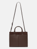 Liebeskind Berlin Leder-Henkeltasche "Blake" in Braun - (B)34 x (H)28 x (T)14 cm