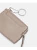 Liebeskind Berlin Leder-Münzbörse in Taupe - (B)12,8 x (H)7,8 x (T)1 cm