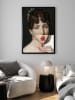 Ars Longa Gerahmter Kunstdruck "Lady with Lollipop" - (L)70 x (B)50 cm