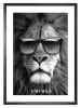 Ars Longa Gerahmter Kunstdruck "Stay Wild Lion" - (L)70 x (B)50 cm