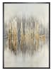 Ars Longa Gerahmter Kunstdruck "Golden Abstract II" - (L)70 x (B)50 cm