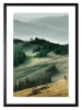 Ars Longa Gerahmter Kunstdruck "View Of The Green Hills" - (L)70 x (B)50 cm