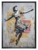 Ars Longa Gerahmter Kunstdruck "Graffiti Woman" - (L)70 x (B)50 cm