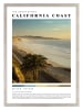 Ars Longa Gerahmter Kunstdruck "California Coast" - (L)70 x (B)50 cm