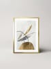 Ars Longa Gerahmter Kunstdruck "Gold Lillaby" - (L)70 x (B)50 cm