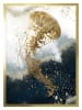 Ars Longa Ingelijste kunstdruk "Golden Jellyfish No 2" - (L)70 x (B)50 cm
