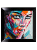 Ars Longa Druk artystyczny "Colorfull Face I" w ramce - 70 x 70 cm