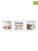 Ars Longa 3-delige set: ingelijste kunstdrukken "Coastal Landscapes" - (L)70 x (B)70 cm