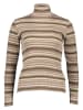 Herrlicher Rollkragenpullover in Beige/ Braun