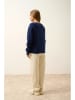 Just Cashmere Kaschmir-Pullover "Amrita" in Dunkelblau